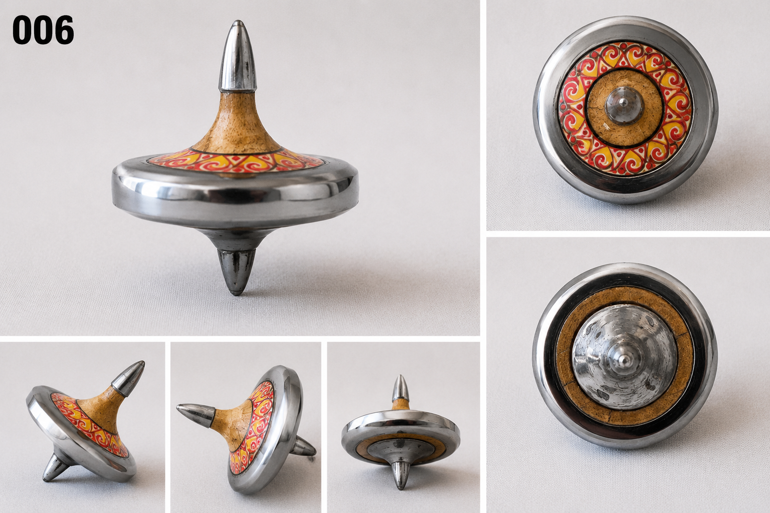 6 cm Lombok Artisan Gasing Top